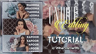 Unique editing tutorial for fanpages||Prachi's tutorials