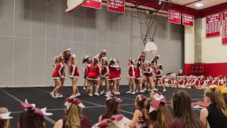 GHS Cheerleaders perform at the 2019 GYCL Cheer Expo at GHS