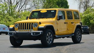 Hellayella Yellow! 2020 Jeep Wrangler Unlimited Sahara eTorque For Sale | 29284T