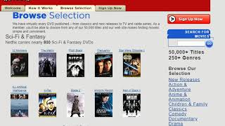 Netflix Website (2005)