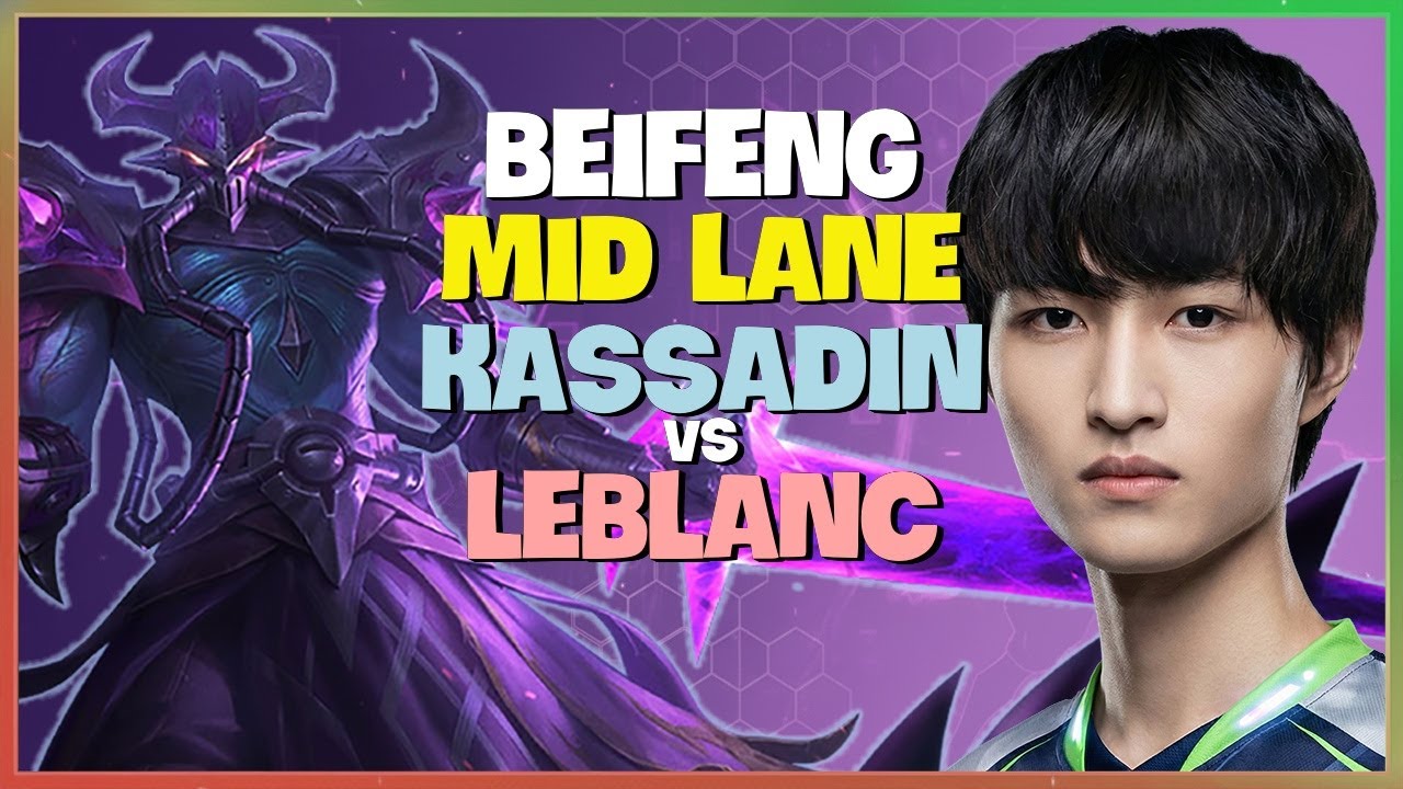 BeiFeng Shows Flawless Kassadin Mechanics in High Challenger Mid Lane Engsub