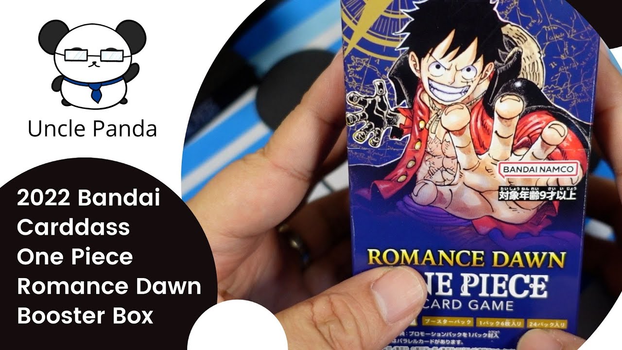 Unboxing One Piece Card Game TCG Starter Decks by Bandai