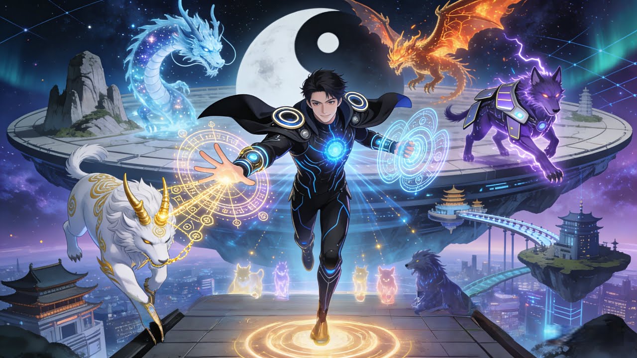 Transmigrated,he cultivates SSS-rank abilities, raises super divine beasts,fights back the monsters!