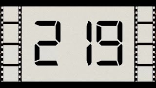 Countdown from 219 to 0 (Retro)