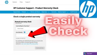 HP Warranty Check - Laptop, Desktop, Monitor, Printer Step by Step Serial Number Lookup Warranty