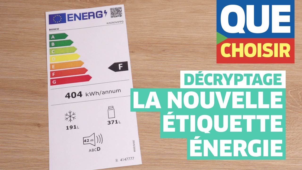 La nouvelle étiquette énergie c'est quoi ? Et pourquoi ?