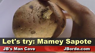 Exotic Caribbean Fruit Mamey Sapote, Mammea Americana, Mamey Apple Jbs Man Cave By Jborde