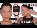 *new*HUDA BEAUTY PINK SETTING POWDER CHERRY BLOSSOM |WORTH IT?+WEAR TEST *oily skin*|MagdalineJanet