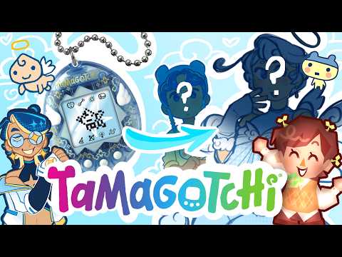 turning tamagotchis into humans!! with @AlpineSquib || speedpaint + commentary