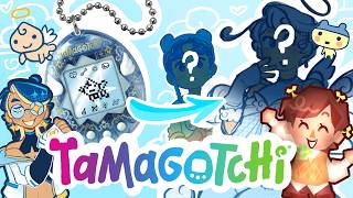 turning tamagotchis into humans!! with @AlpineSquib || speedpaint + commentary