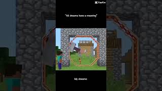 All dreams have a meaning… #shortsfeed #shorts #minecraft #memes #fyp