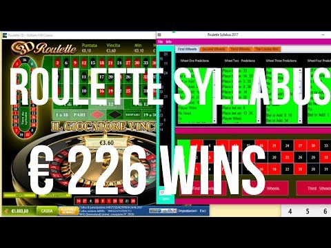Roulette player software