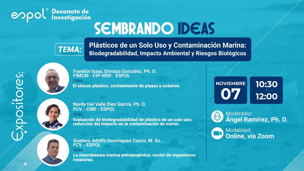 Sembrando Ideas - Plásticos de un Solo Uso y Contaminación Marina