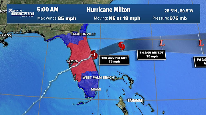 Hurricane Milton update, 5 a.m. on Oct. 10, 2024