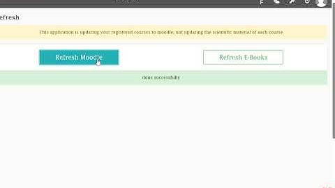 Update my moodle courses