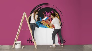 Live Action "Couple Painting Wall" Logo Intro from the Rhinos Web