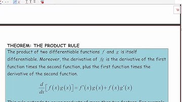 2.3 The Product and Quotient Rules and Higher Order Derivatives