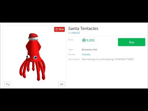 Roblox Santa Tentacles Review Youtube