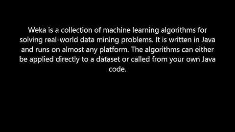 Download Weka Here! Machine Learning Software in Java