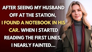 After Seeing My Husband Off At The Station, I Found A Notebook In His Car And When I Began To Read…