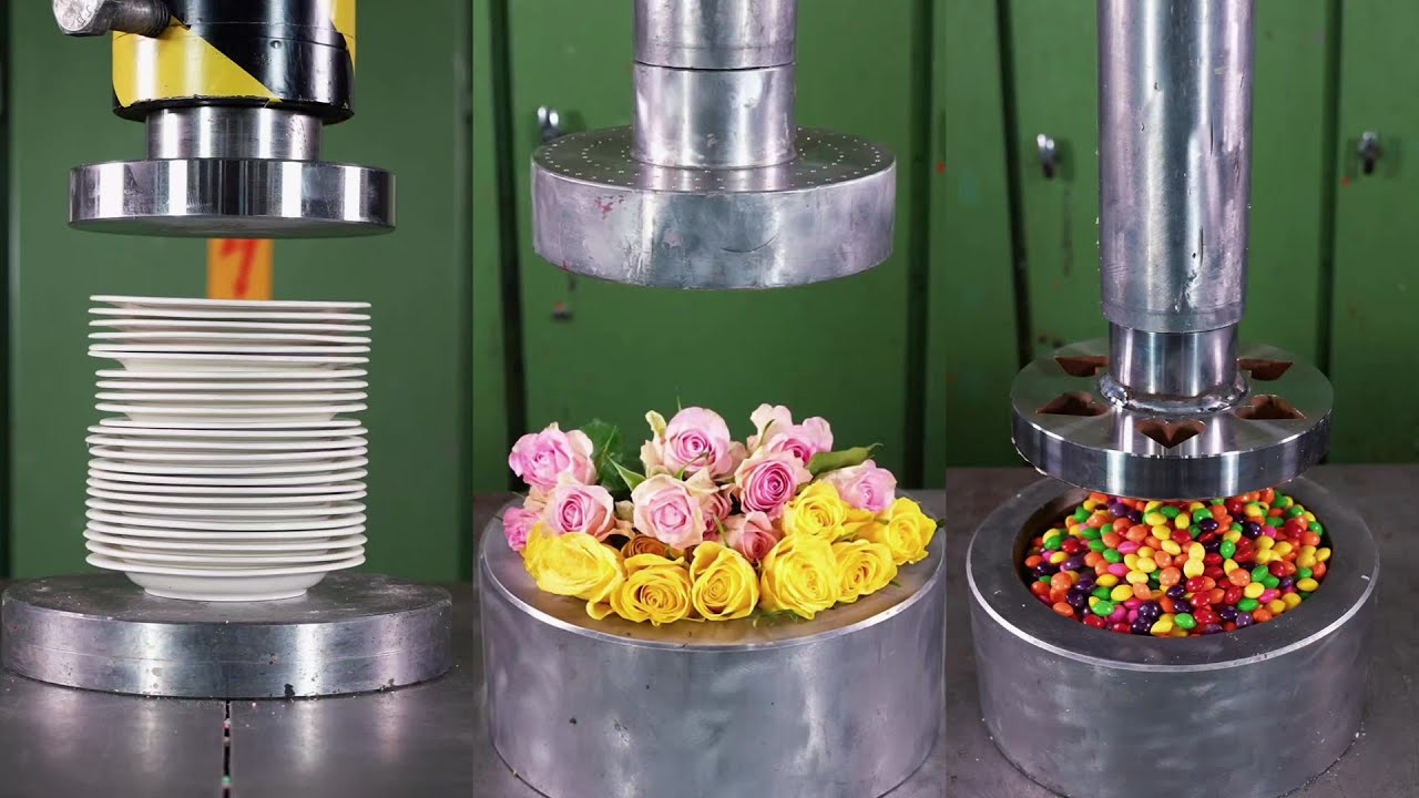 Top 100 Most Satisfying Hydraulic Press Crushes | Ultimate Crushing Moments Compilation 