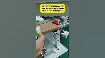 The latest version of the labeling machine is simply ridiculously powerful #agents #machine #box