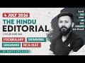 The Hindu Editorial Analysis | 4 july 2026 | Vocab, Grammar, Reading | By Parth Krishan