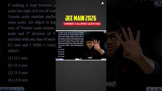 JEE Main 2026 Physics | Vernier Calipers Zero Error Question Solution by GG Sir