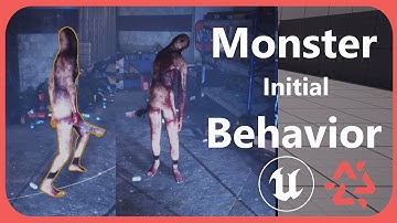 How to make monster initial behavior in Unreal Engine 5 using MonsterAIKit.