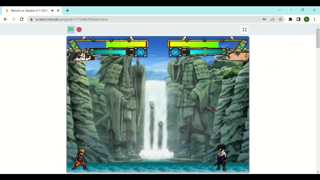 Game naruto vs sasuke in scratch youtube
