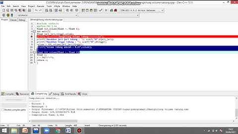 PRESENTASI MATAKULIAH PENGANTAR CODING [PEMOGRAMAN BAHASA C MENGHITUNG VOLUME TABUNG]