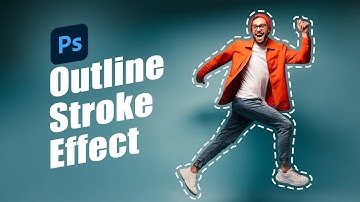 How to Create Outline Stroke Effect in Photoshop