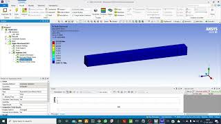 Point load analysis on Cantilever beam in Ansys || Static Structural || Workbench Tutorial