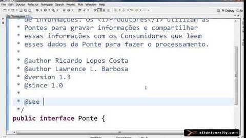 Universidade XTI   JAVA   101   Documentação  javadoc e marcas