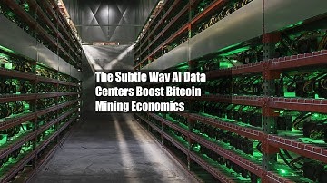 The Subtle Way AI Data Centers Boost Bitcoin Mining Economics