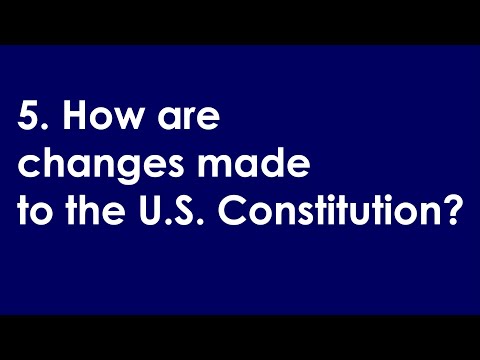 فيديو: كيف يتم إجراء التغييرات الدستورية
