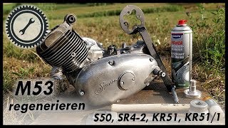 Simson Motor M53 regenerieren & Verschleiß erkennen  S50, KR51, KR51/1, SR42 Tutorial