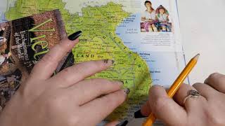 ASMR ~ Vietnam History & Geography ~ Soft Spoken Map Pointing Page Turning screenshot 2