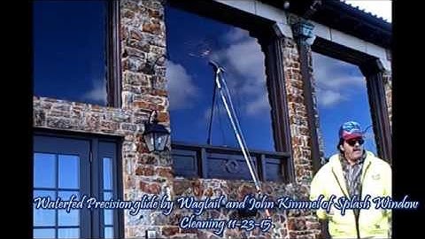 Wagtail waterfed precision glide squeegee nov 2015 final release! splash window cleaning