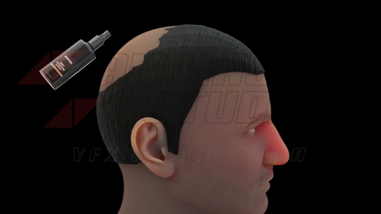 Transform Your Hair with Hair Growth Spray With Animation Explanation ...