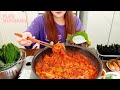Real Daily life of Korean Housewife #1) I ate bean sprouts bulgogi with my husband. | MUKBANG