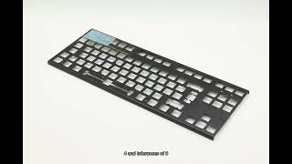 Metal Stamping Parts High-Precision Stamping Parts Aluminum Plate Metal Keyboard Dm90-Mb Panel