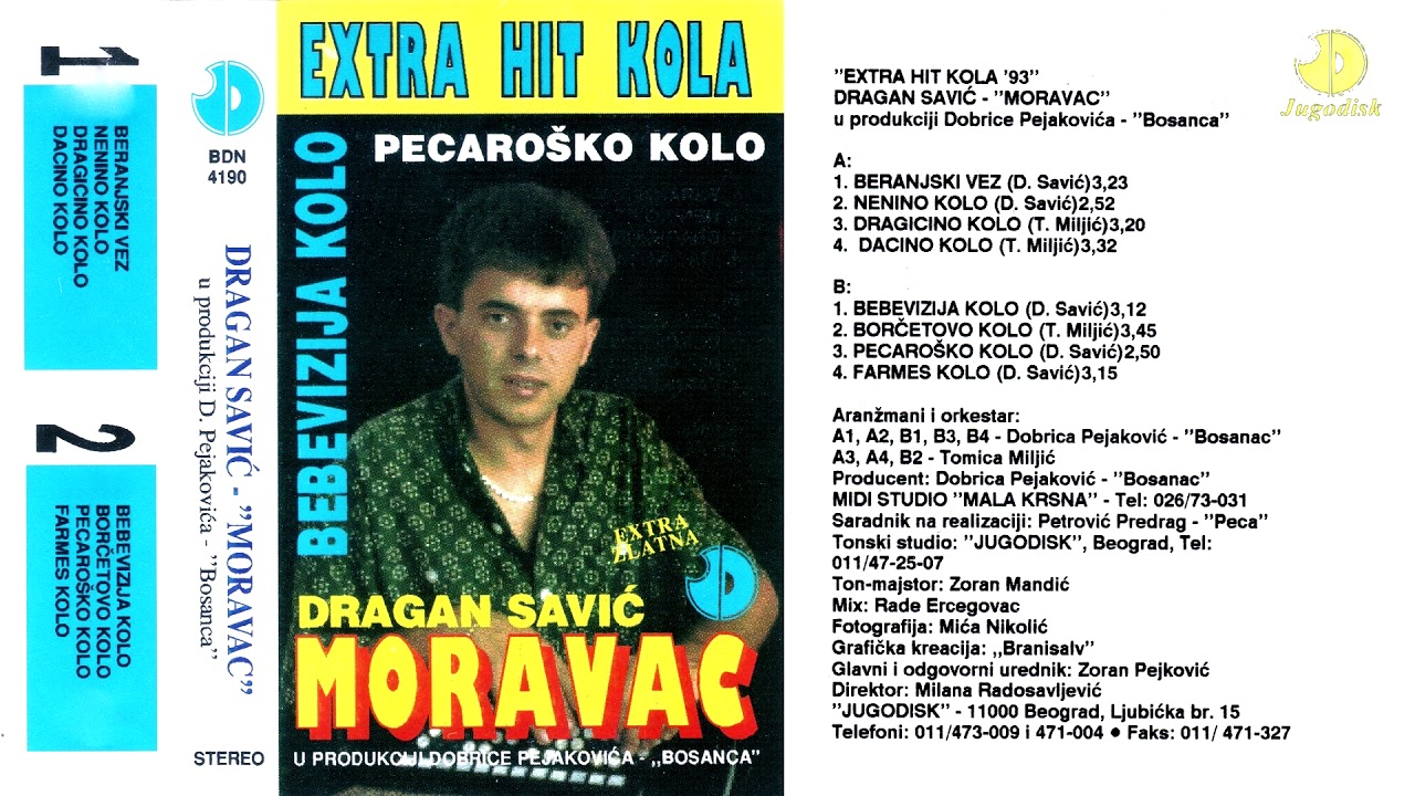 Dragan Savic Moravac - Extra hit kola - (Audio 1993) - CEO ALBUM