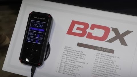 SEMA 2016: Bully Dog BDX, GTX Watchdog, and Performance DPF