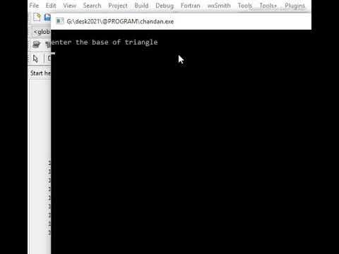 write a program to find out area of triangle in C language... - YouTube