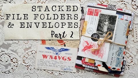 Stacked Ephemera Holder Part 2 | Tutorial Craft Along