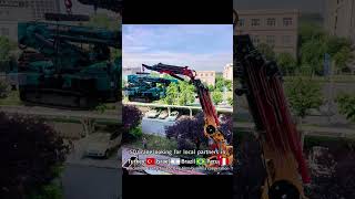 Moving a crawler crane through a high-level window? SK4300 + FJ40 Fly Jib got the job done