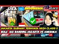 Bule shock  aju banding infrastuktur jakarta subway vs  amerika subway 