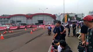 M.mizar Honda Dream Cup 2017 Gymkhana kemayoran jakarta.. omr sonic 150cc P1 dengan waktu 48 detik