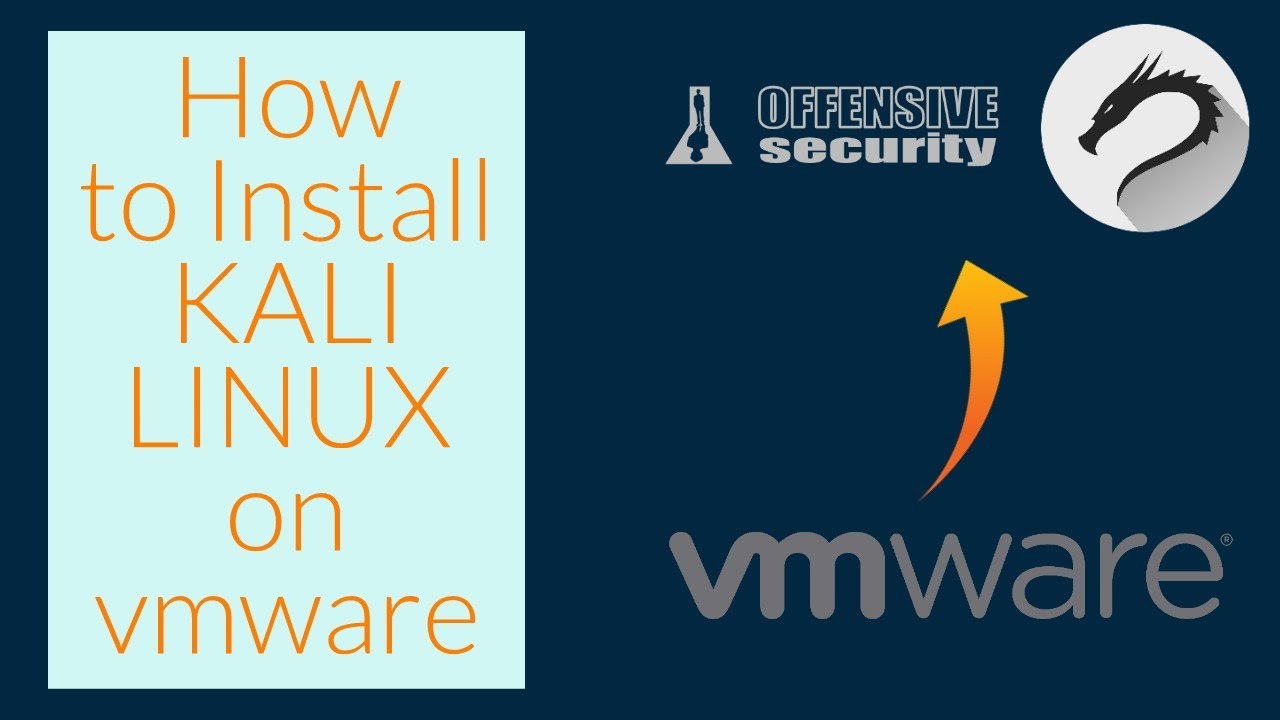 How to install Kali Linux on vmware - YouTube